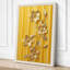 Daffodils Against Stripes Botanical - Wrapped Canvas-1722499348-1722499351