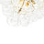 9 - Light Cluster Chandelier with Glass Accents