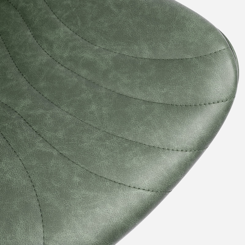 Chaise de bureau pivotante Mid-Century, Vert