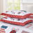 3 Pcs Soft Polyester Lightweight Christmas Bedspread Quilt Set-118011015