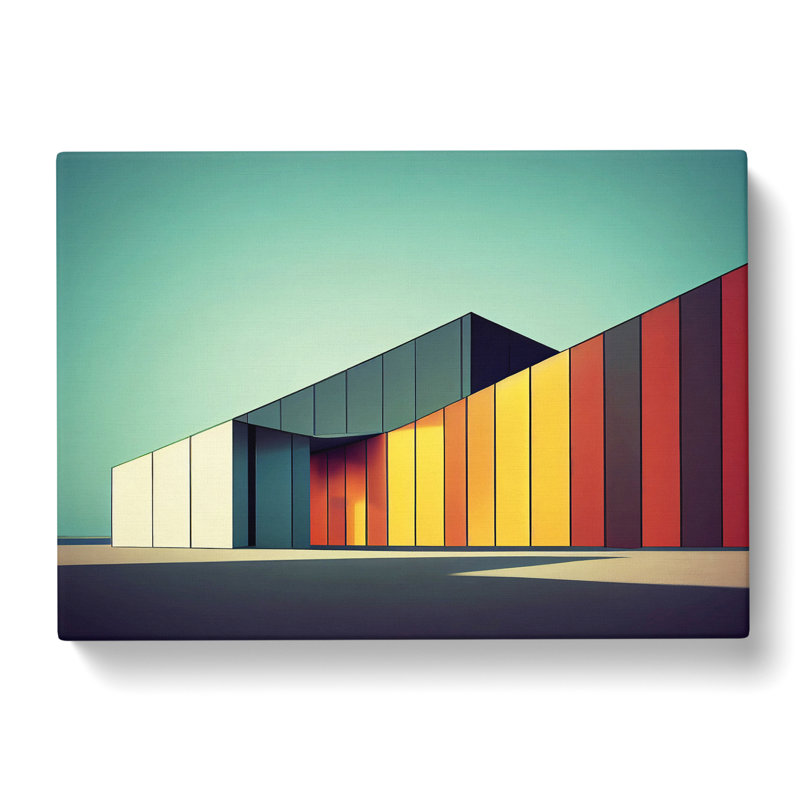 Modern Building Architecture Vol.1 - Wrapped Canvas, 35cm H x 50cm W x 3cm D