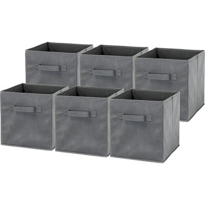 Ensemble de bacs de rangement en tissu