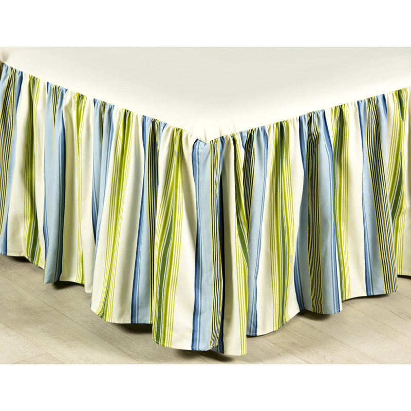 Cayman II Shirred Bed Skirt, Queen, 18"