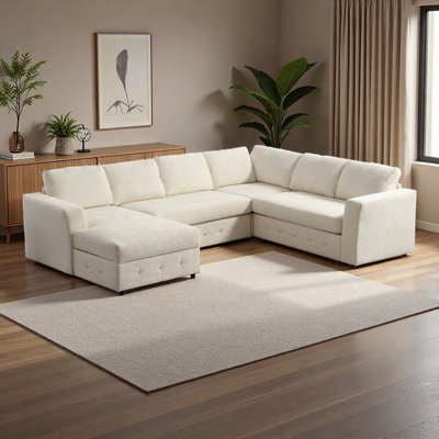 Canapé modulaire de 110,75 po, canapé modulaire surdimensionné et méridienne