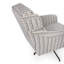Fauteuil à oreilles pivotant en lin de 37,4 po Aidy