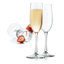 Libbey Vina Flute Glasses, 8-ounce, Set of 12