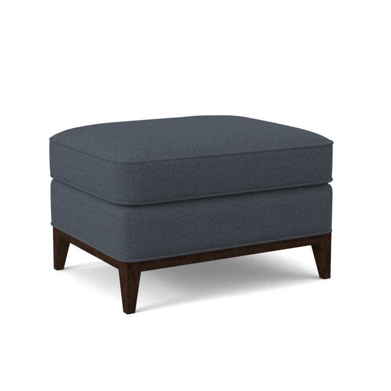 Sonoma Ottoman, American Walnut, Margaret Mahogany Polyester Blend