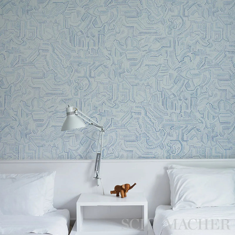 Galina Wallpaper, Blue