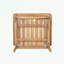 Chaise longue en bois d'acacia avec coussin moelleux-1415391619