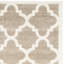 Tapis blé / beige à motif géométrique Ammundsen-1801639292