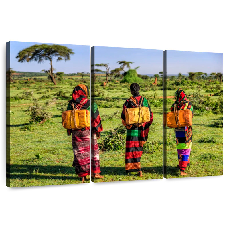 Femmes de la tribu Leisha Borana, H 36 po x l 57 po