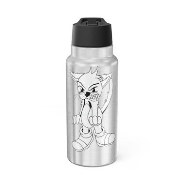 Sonic The Hedgehog 32oz Plastic Water Bottle