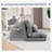 Folding Convertible Flip Chair with Adjustable Backrest, Floor Lazy Sofa