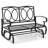 Adalet Steel Outdoor Glider-1368985666