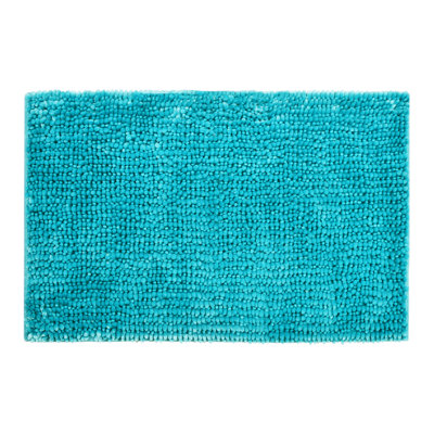 Margot Velvet Chenille Bobble Bath Mat