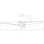 Ambit LED Flush Mount Ceiling Fan-846065882-846136654-846136694