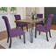 Ensemble de salle à manger 7 pièces Ashford, table à manger en épingle à cheveux avec 6 chaises, 4 options de couleurs-1191872120-1191872121