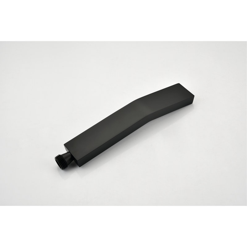 Douche luxueuse pour salle de bain noir mat, pomme de pluie de 10 pouces, douche à main, jets de corps, ensemble de composants de valve d'équilibre,