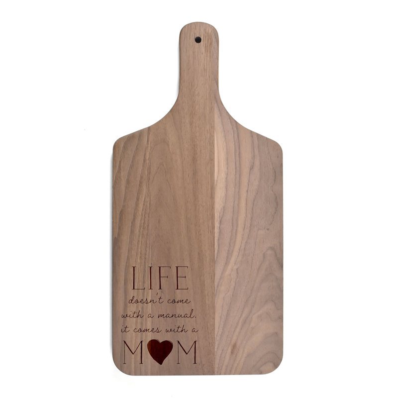 Life Comes With A Mom Cutting Board