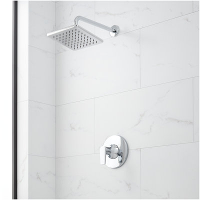 Berwyn Pressure Balance Shower System - Chrome