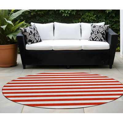Tapis extérieur rond 8 po