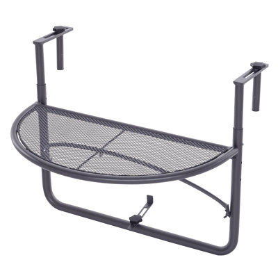 West Harptree Metal Outdoor Balcony Table , 23.5'' in. W 17.75'' in. D