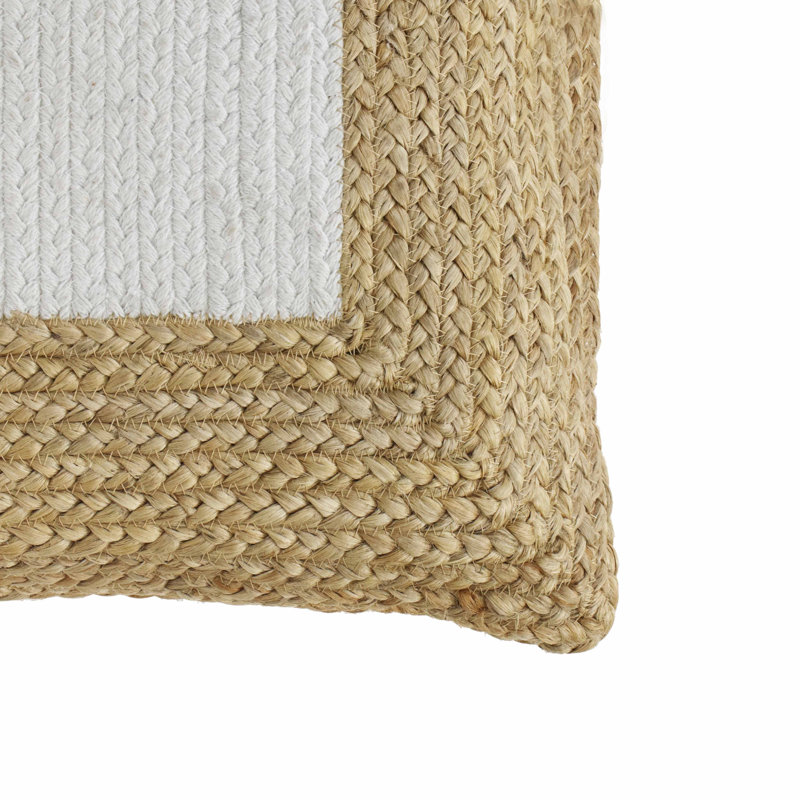 Coussin décoratif Finette, Blanc