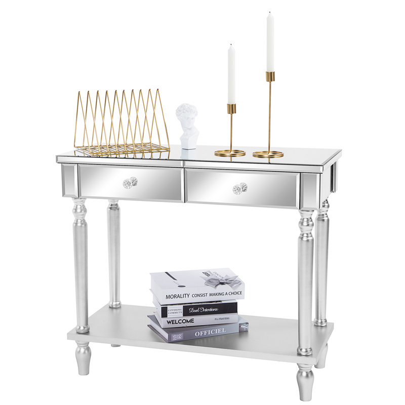 Bureau d'ordinateur 2 tiroirs avec tablette Modern Modern
