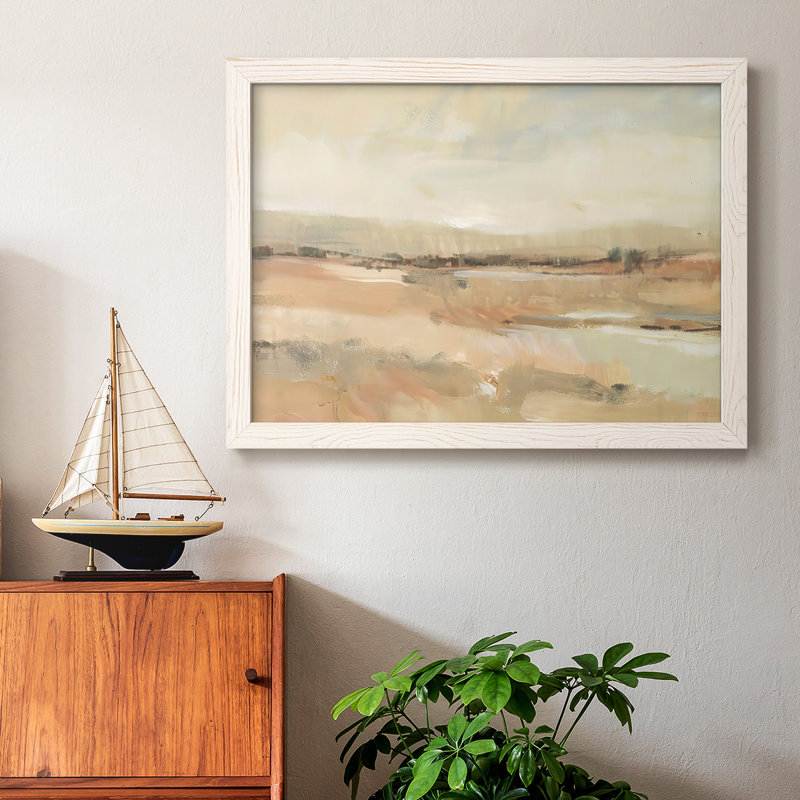 Earth Tone Landscape I - Impression sur toile tendue, Blanc, H 14 po x l 20 po x P 1,5 po