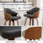 Ensemble de tabourets de bar pivotants en cuir Ketner-1254270993-1254270999-1254270996