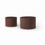 Ensemble de 2 tables gigognes en MDF pour le salon / espace de loisirs-1344142397