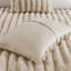 Ensemble d'édredon en fausse fourrure côtelé 3 pièces King Ultrasoft Taupe-125732291-117536915