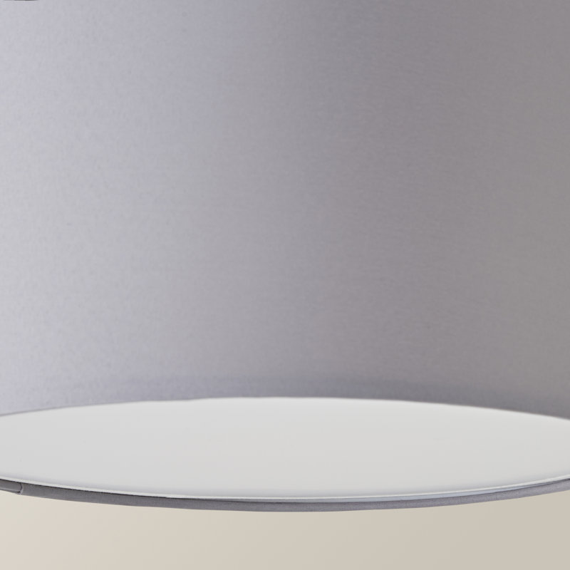 Torbery Cotton Drum Pendant Shade ( Clip On ) in Off White, Not Included