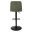 Tabouret de comptoir pivotant rembourré à hauteur réglable (ensemble de 4)-132836224