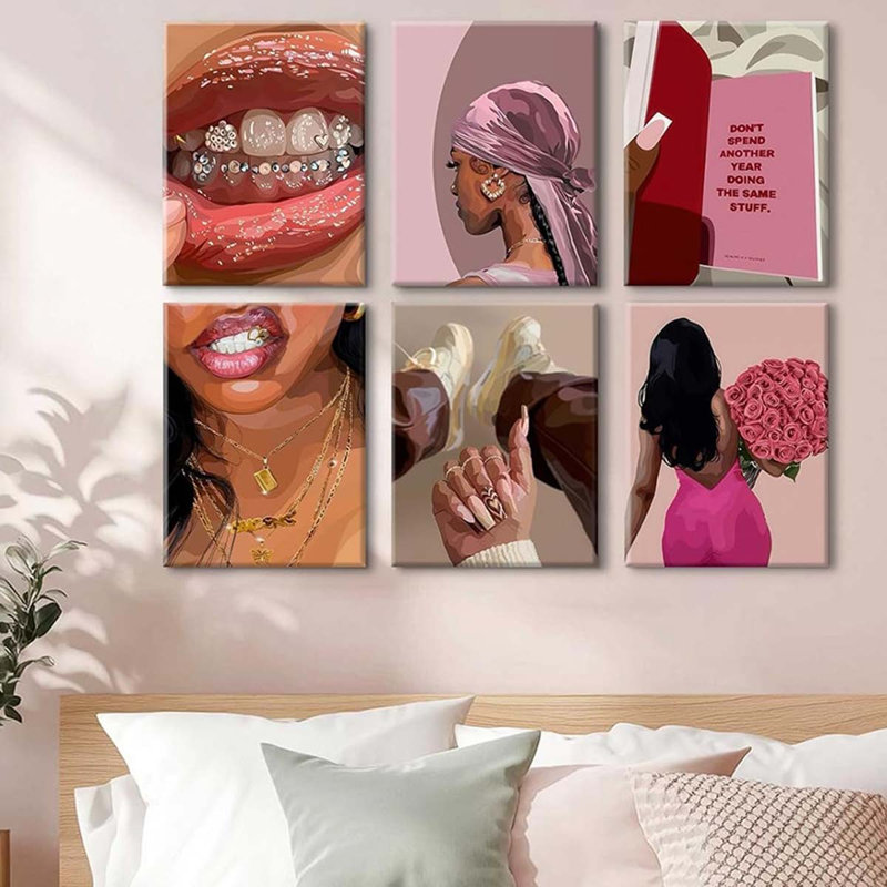 6 Piece Wrapped Canvas Print