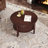Round Coffee Table with Storage in 30.3" for Living Room-1531299414-1531299415