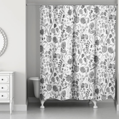 Ahrian Floral Shower Curtain