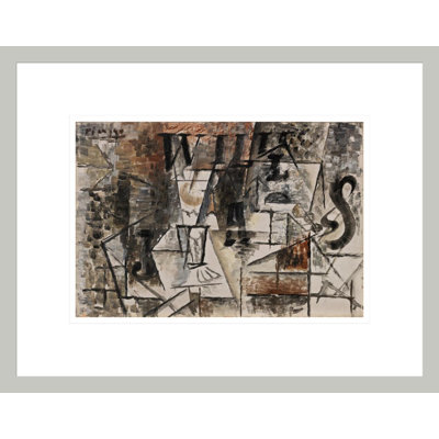 Verre et paquet de Cigares par Pablo Picasso