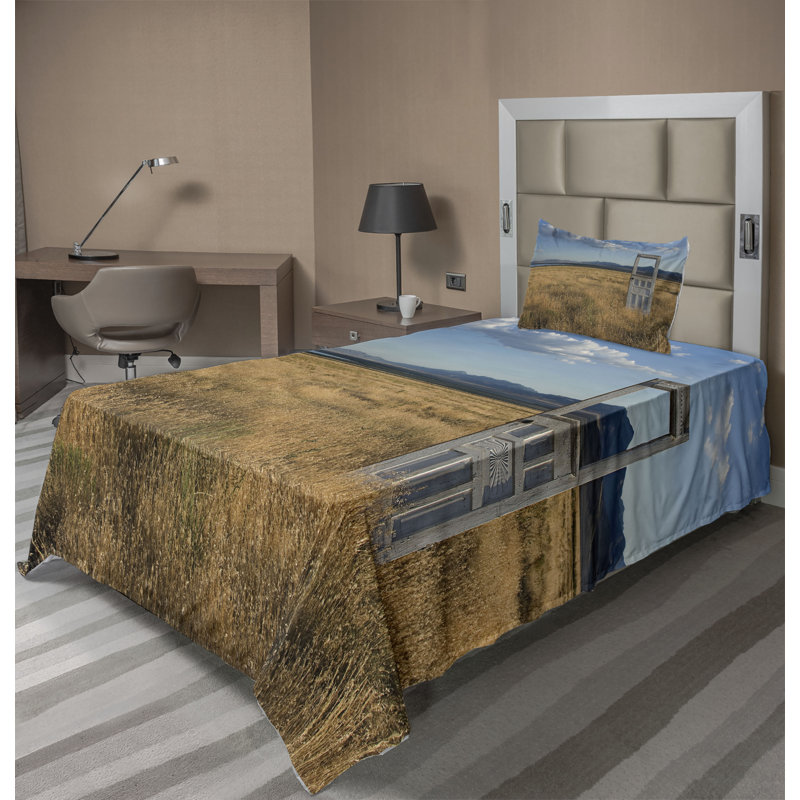 Microfiber Sheet Set, Twin Sheet Set with Fitted Sheet and 1 Pillowcase