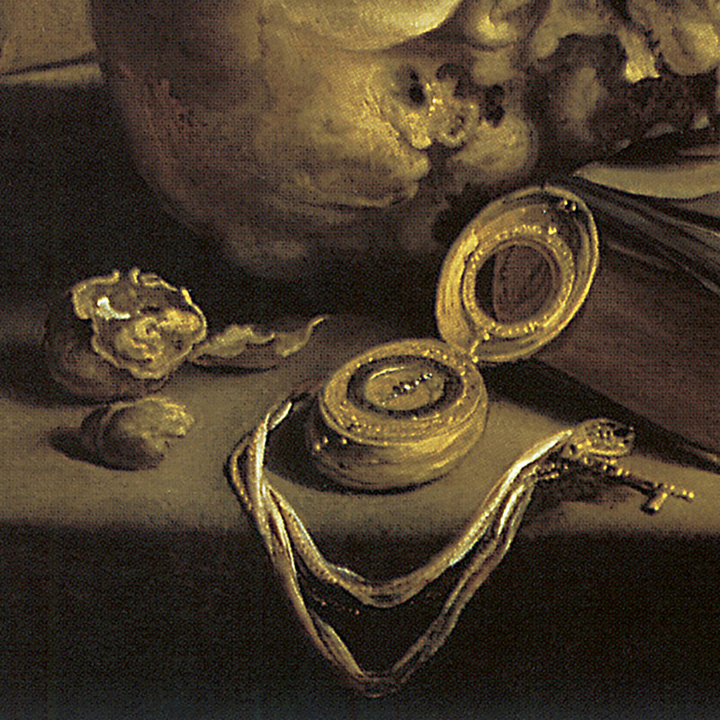 " A Vanitas Still Life, 1645 " by Pieter Claesz, 32.5" H x 47.5" W x 1.25" D