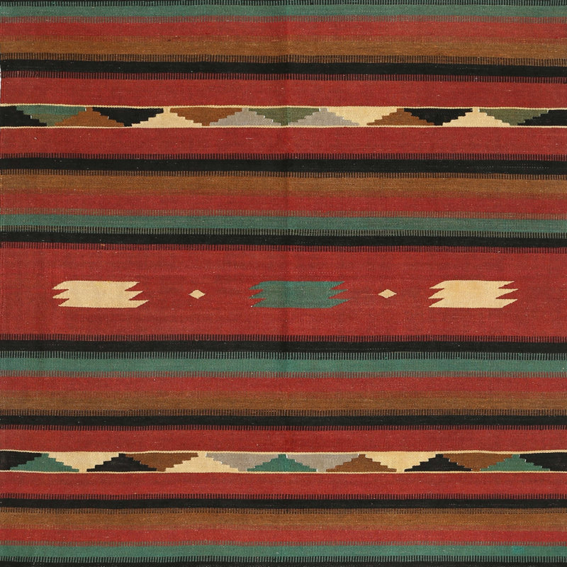 Southwestern Indoor Rug, Square 4'