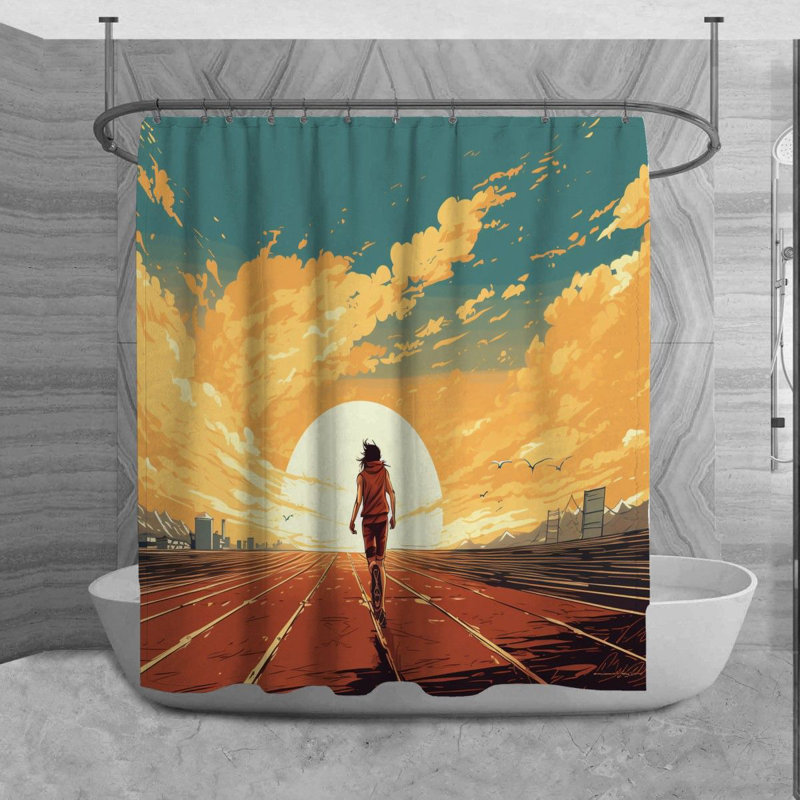 Rideau de douche Tameco, H 93 po x l 70 po