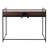Austrinus Metal Base Writing Desk with Power Outlet