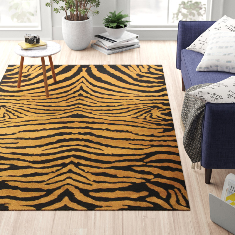 Tapis en laine touffeté à la main Candelo, Rectangle 7 pi 6 po x 9 pi 6 po