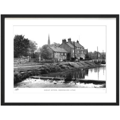 Great Ayton, Brookside C1960 - Single Picture Frame Print