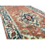 Hand-Knotted High-Quality Rust and Beige Runner