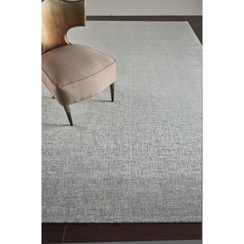 Emberton Solid Colour Wool Area Rug, Rectangle 229 x 320cm