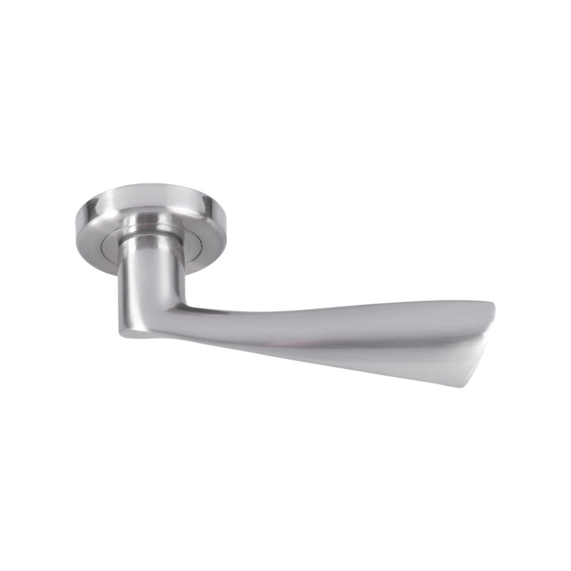 Venti Latch Door Handle, Satin Nickel
