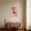 Abstrait tourbillon rose sur fond boule disco-433558449