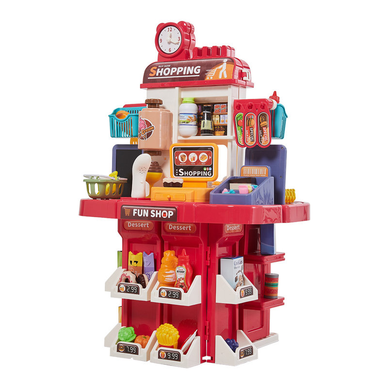 Interactive Kids Kitchen Playset with Food, Utensils, and Appliances